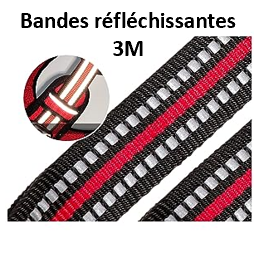 Harnais design 14 coloris et 5 tailles , XS S M L XL , cadeau idéal , confort, sécurité, élégance, LED possible , marque TRUELOVE, pratique et fonctionnel , bande réfléchissantes 3M , poignée de rappel, boucles DURALEX, bleu , rouge , orange , noir et bien d'autres ! UN INCONTOURNABLE , numéro 1 des ventes !! Détail bandes réfléchissantes