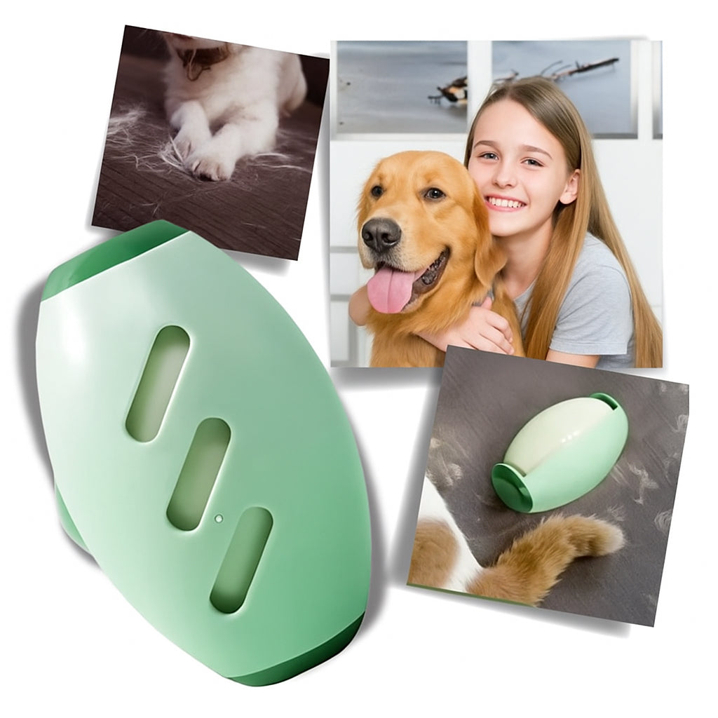 Fiohiros Rouleau Anti-Peluches réutilisable, Rouleau adhésif Lavable, Rouleau Anti-Peluches Portable, réutilisable, Rouleau adhésif réutilisable en Silicone (vert)